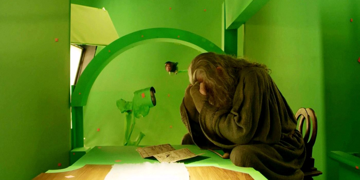 Ian McKellen, Gandalf, Hobbit Greenscreen