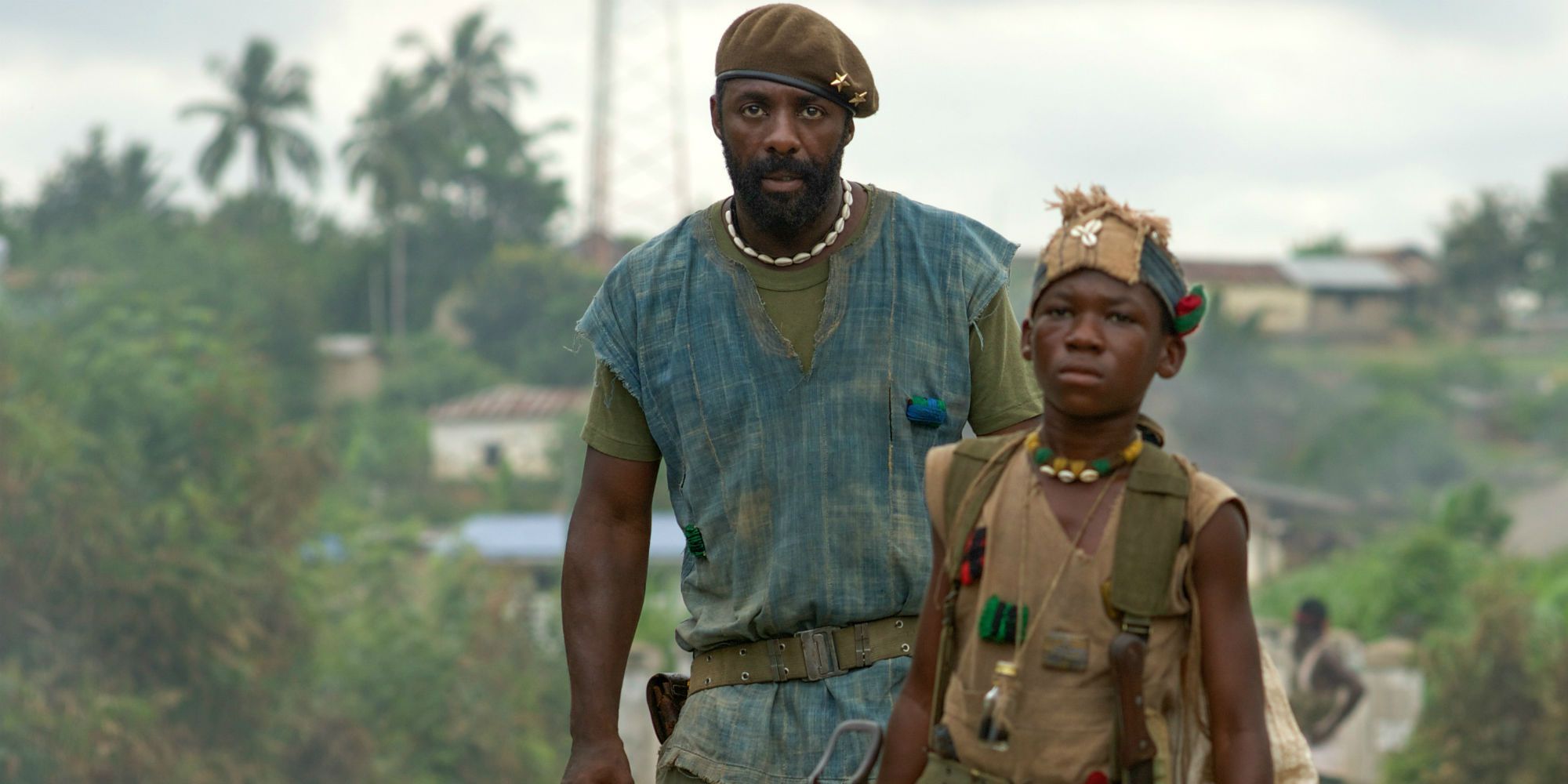 Idris Elba and Abraham Attah in Beasts Of No Nation