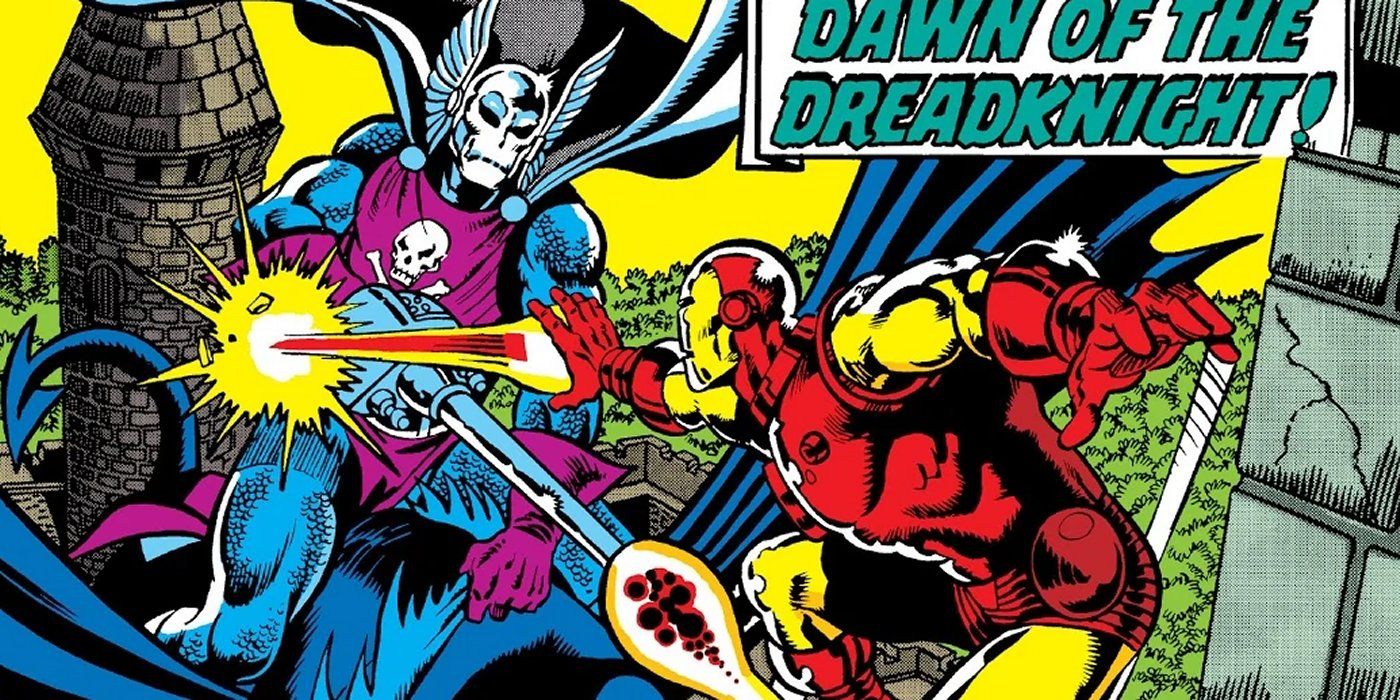 Iron Man vs the Dreadknight in Marvel Comics