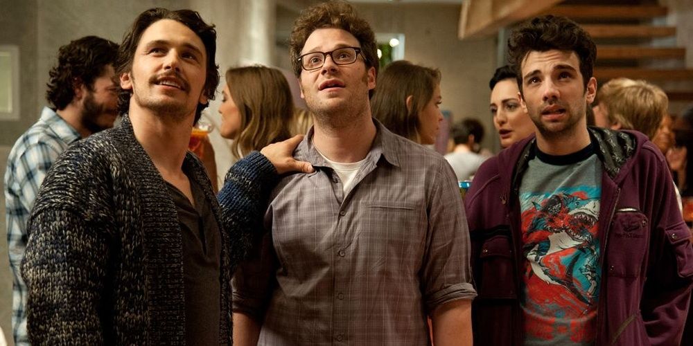 Seth Rogen and Jay Baruchel in James Franco's house in This is the End
