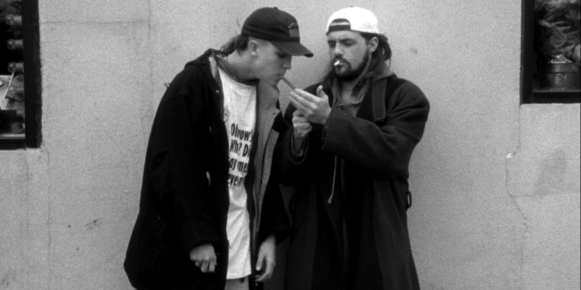 Jay and Silent Bob in Clerks