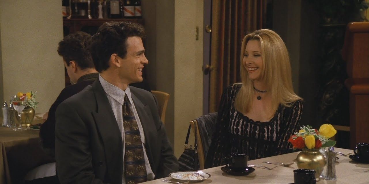 Phoebe and Sergei on a date in Friends.