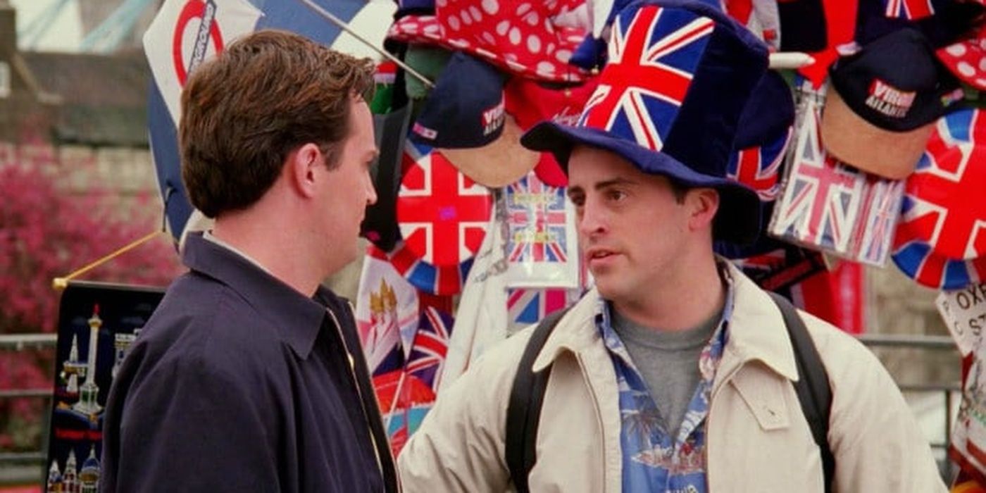 Joey and Chandler in London Friends