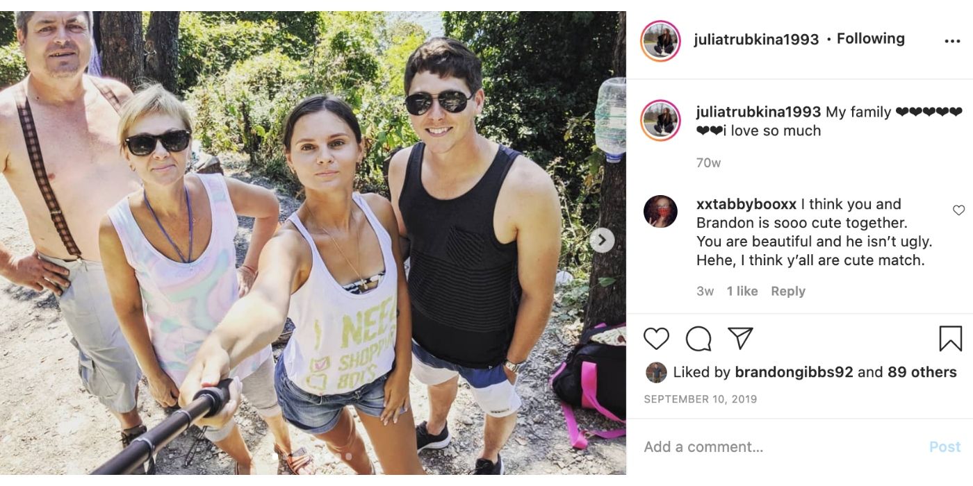 Julia Brandon 90 Day Fiance Instagram Family