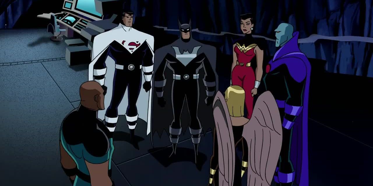 The Justice Lords on an alternative universe.