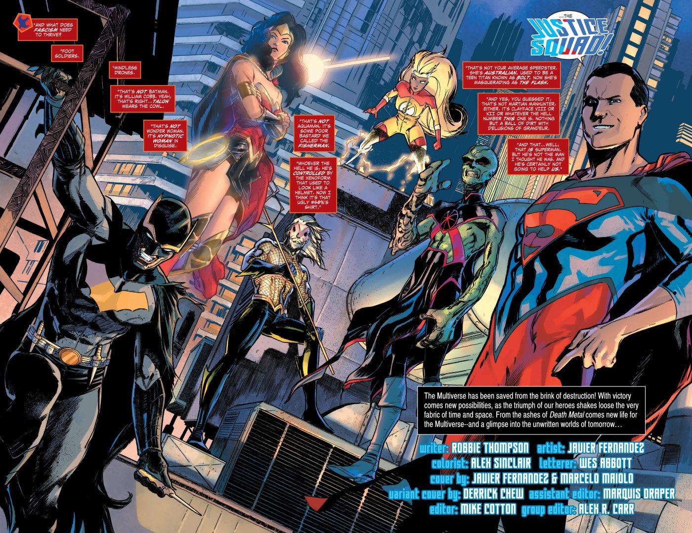 Justice Squad in DC Future State Preview