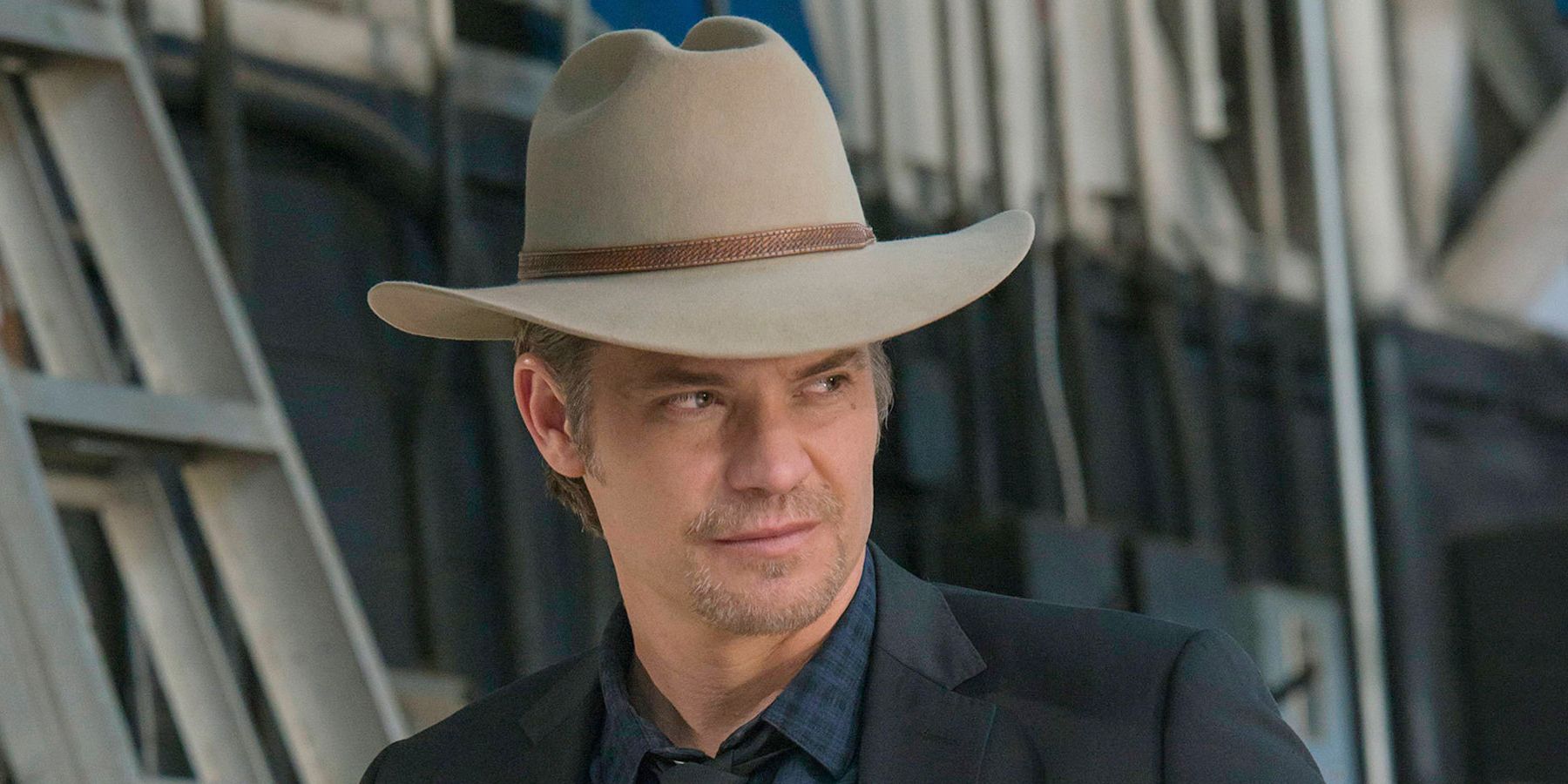 Timothy Olyphant as Raylan in Justified