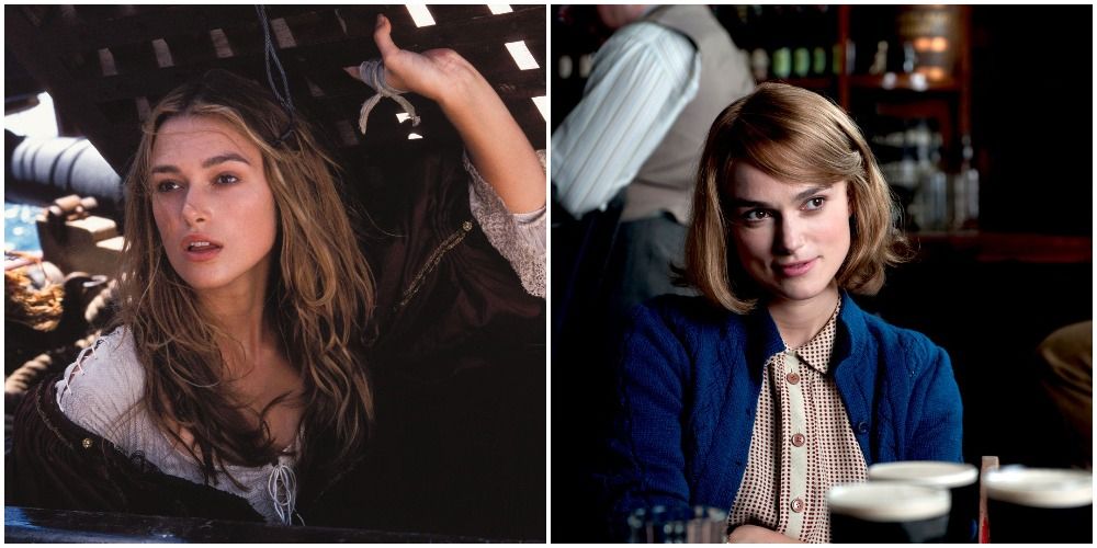 Collage Of Keira Knightley Roles