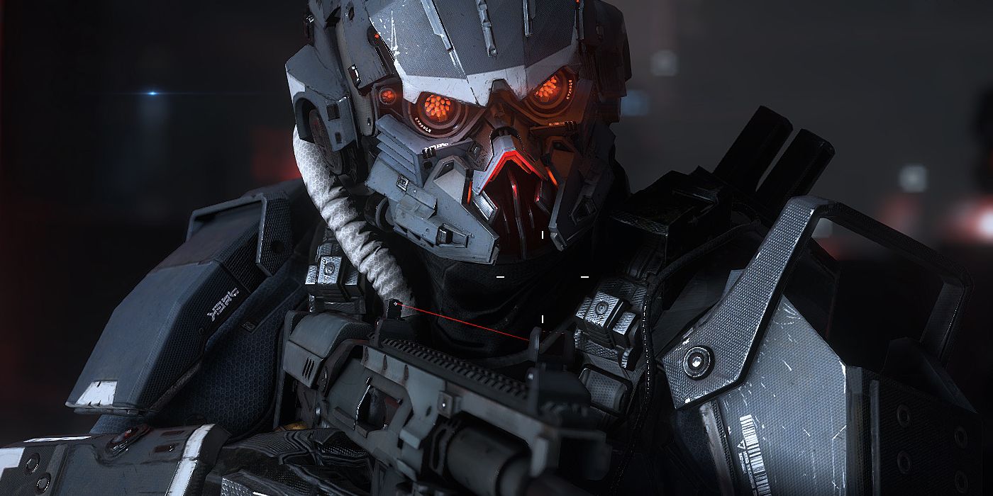 Um personagem de Killzone Shadow Fall.