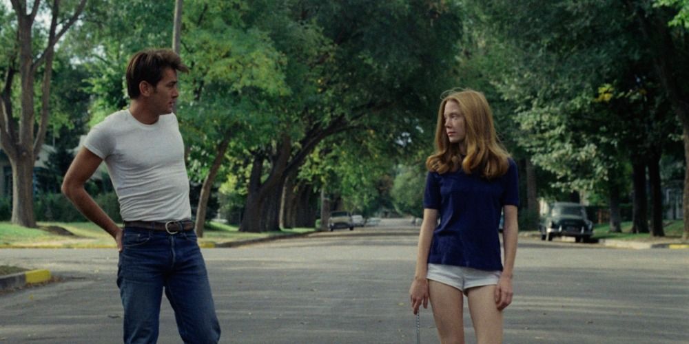 Martin Sheen and Sissy Spacek as the couple In Badlands (1973)