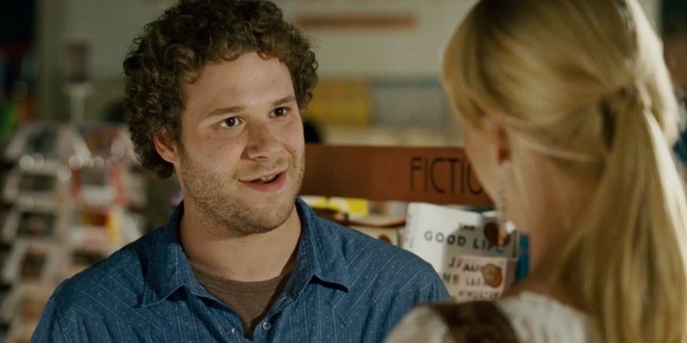 Ben Stone (Seth Rogen) grins goofily in Knocked Up