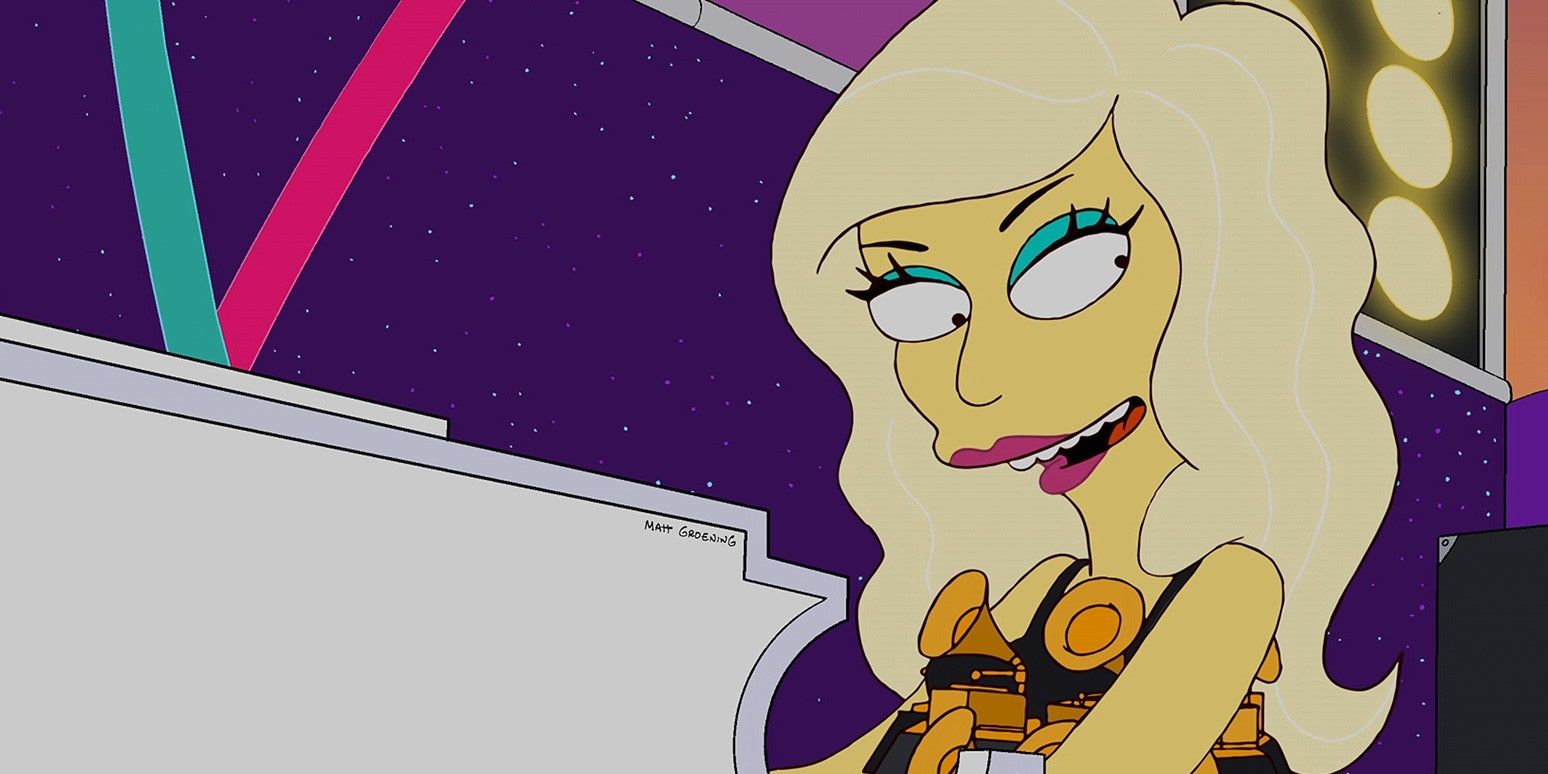 Lady Gaga in The Simpsons