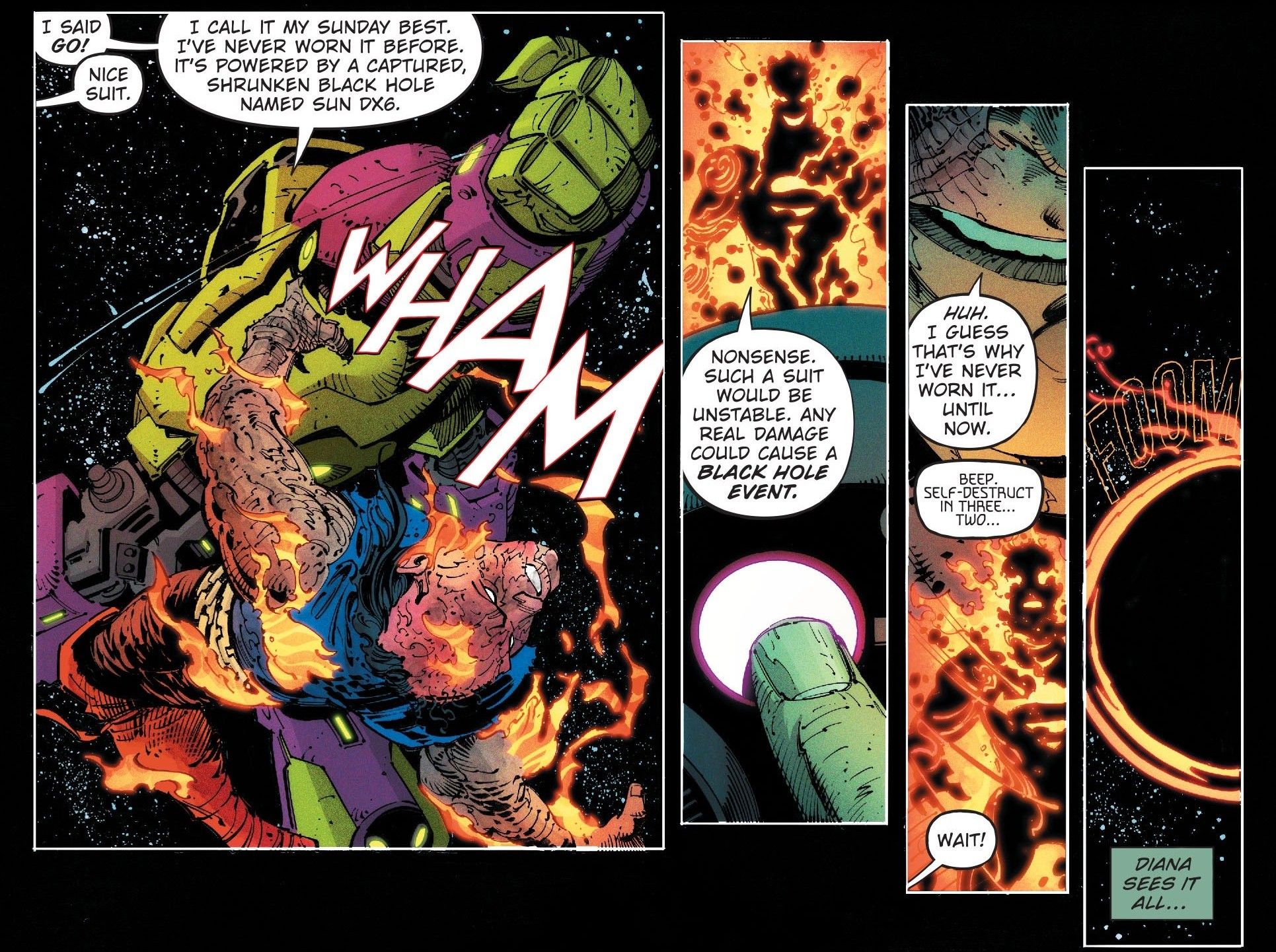 Death Metal Lex Luthor Saves Superman