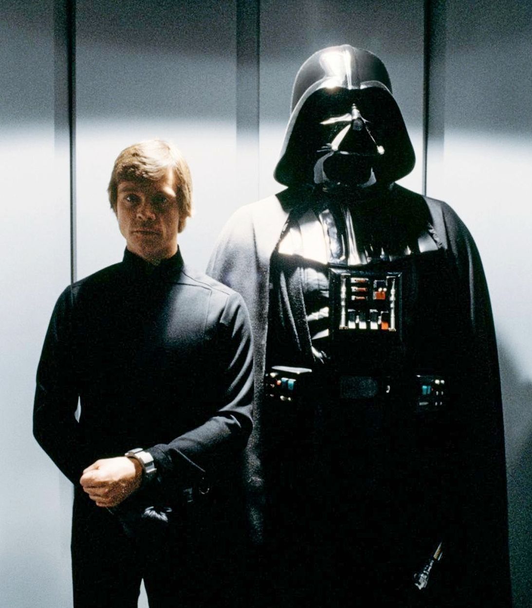 Luke Skywalker and Darth Vader Star Wars Return of the Jedi Vertical