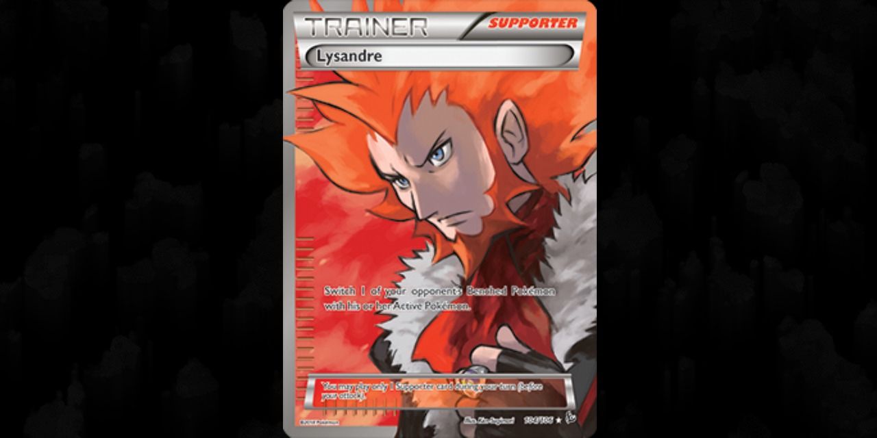 Lysandre Pokemon Trainer Card