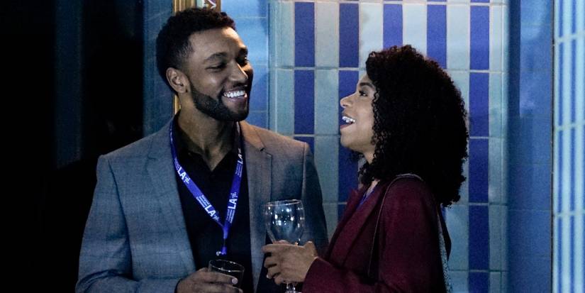 Winston reunites with Maggie at the conference in Grey's Anatomy