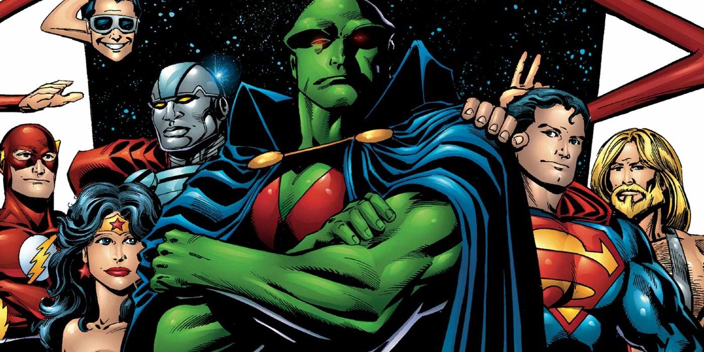 Martian Manhunter and other members of JLA