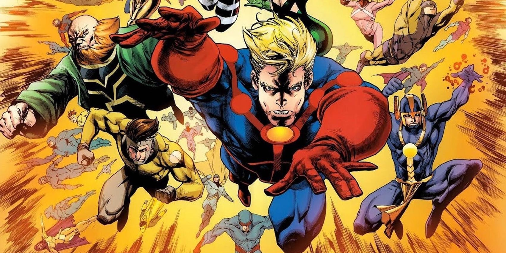 The Eternals ready to attack in Marvel Comics 