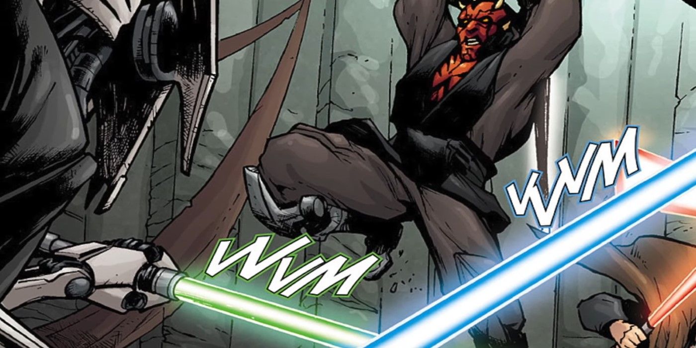 Every Darksaber Fight In Star Wars Canon (& Who Won)