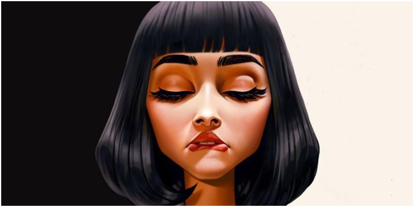 Pulp Fiction's Mia Wallace Imagined As An Animated Character