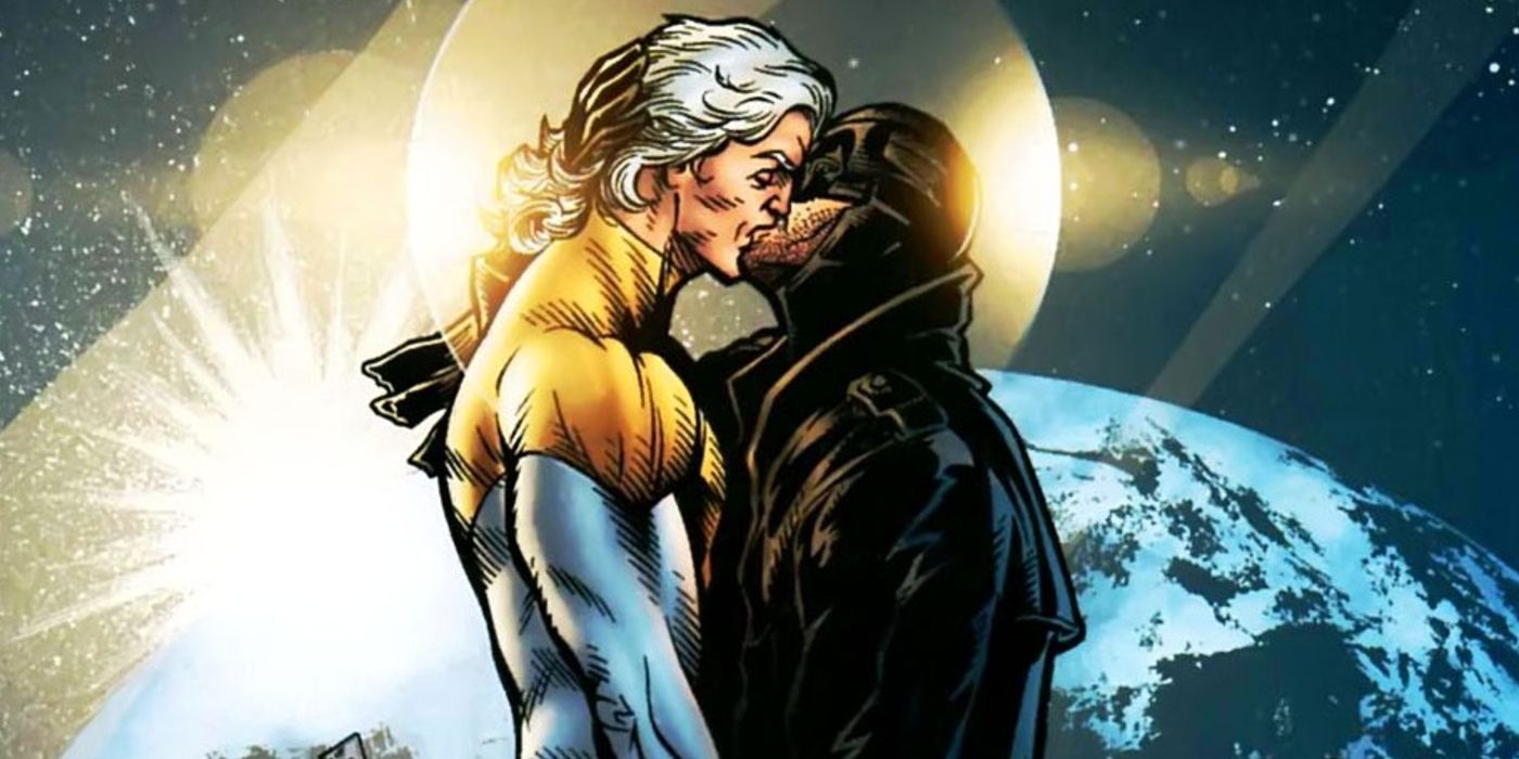 Midnighter And Apollo Kissing - DC Wildstorm Comics