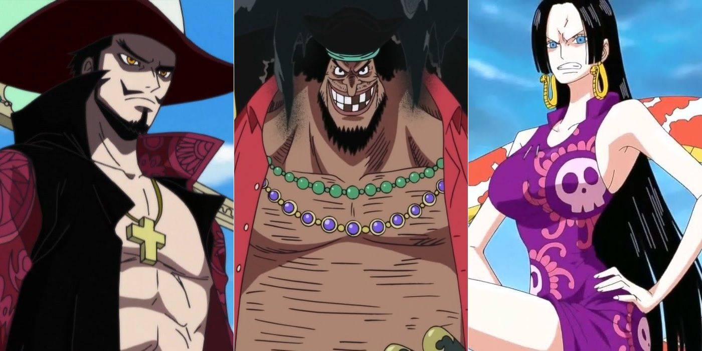 Mihawk, Blackbeard and Hancock in One Piece