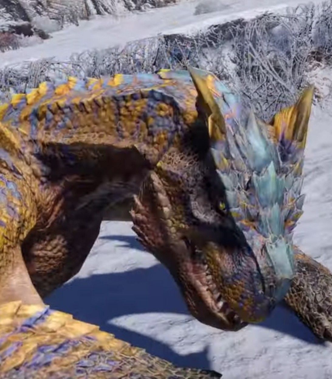 A player mounts a Wyvern in Monster Hunter Rise