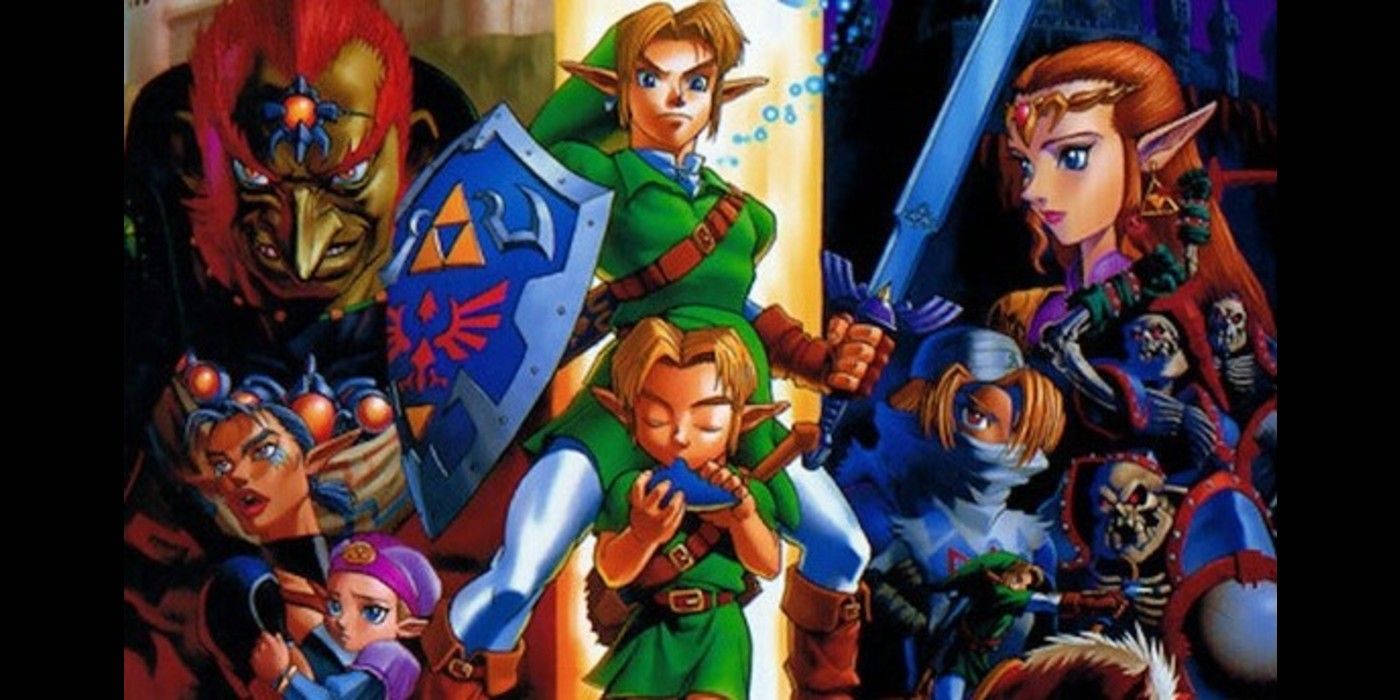 Ocarina of Time Legend of Zelda Cast Cover Art