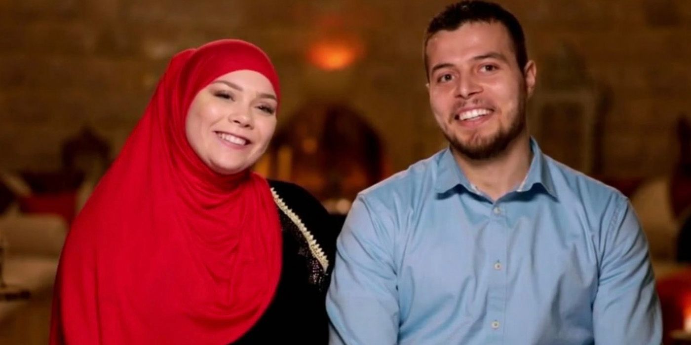 Omar Albakour and Avery Mills in 90 Day Fiancé Before the 90 Days smiling together