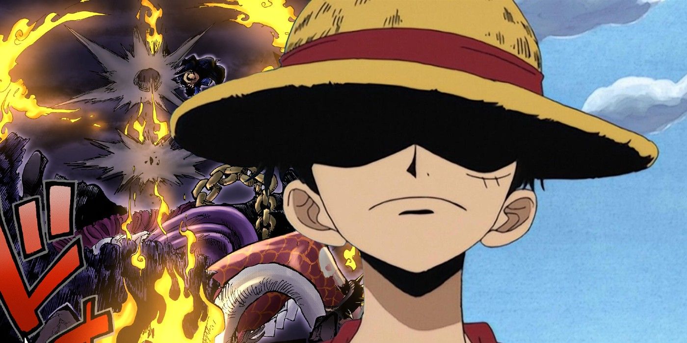 Luffy uses RED ROC, 4k