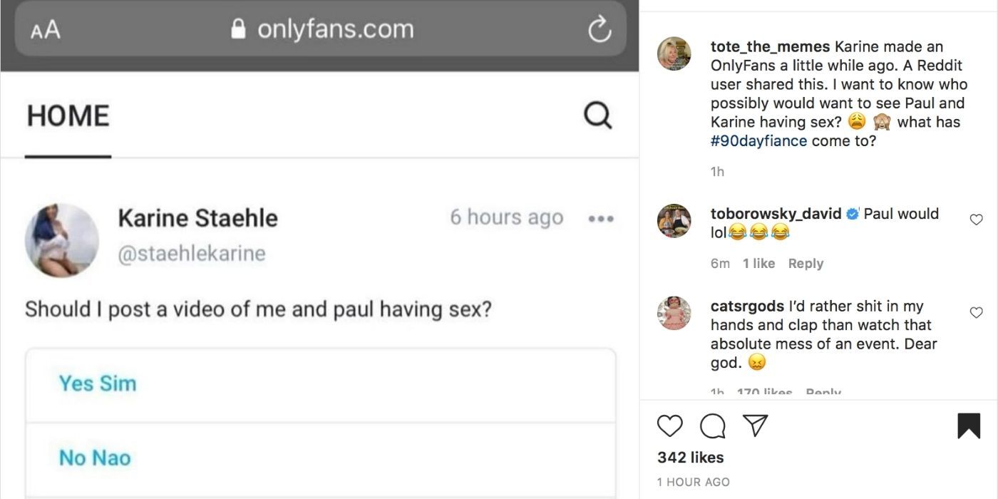 Paul-Karine Staehle OnlyFans-90 Day Fiance-David Toborowsky