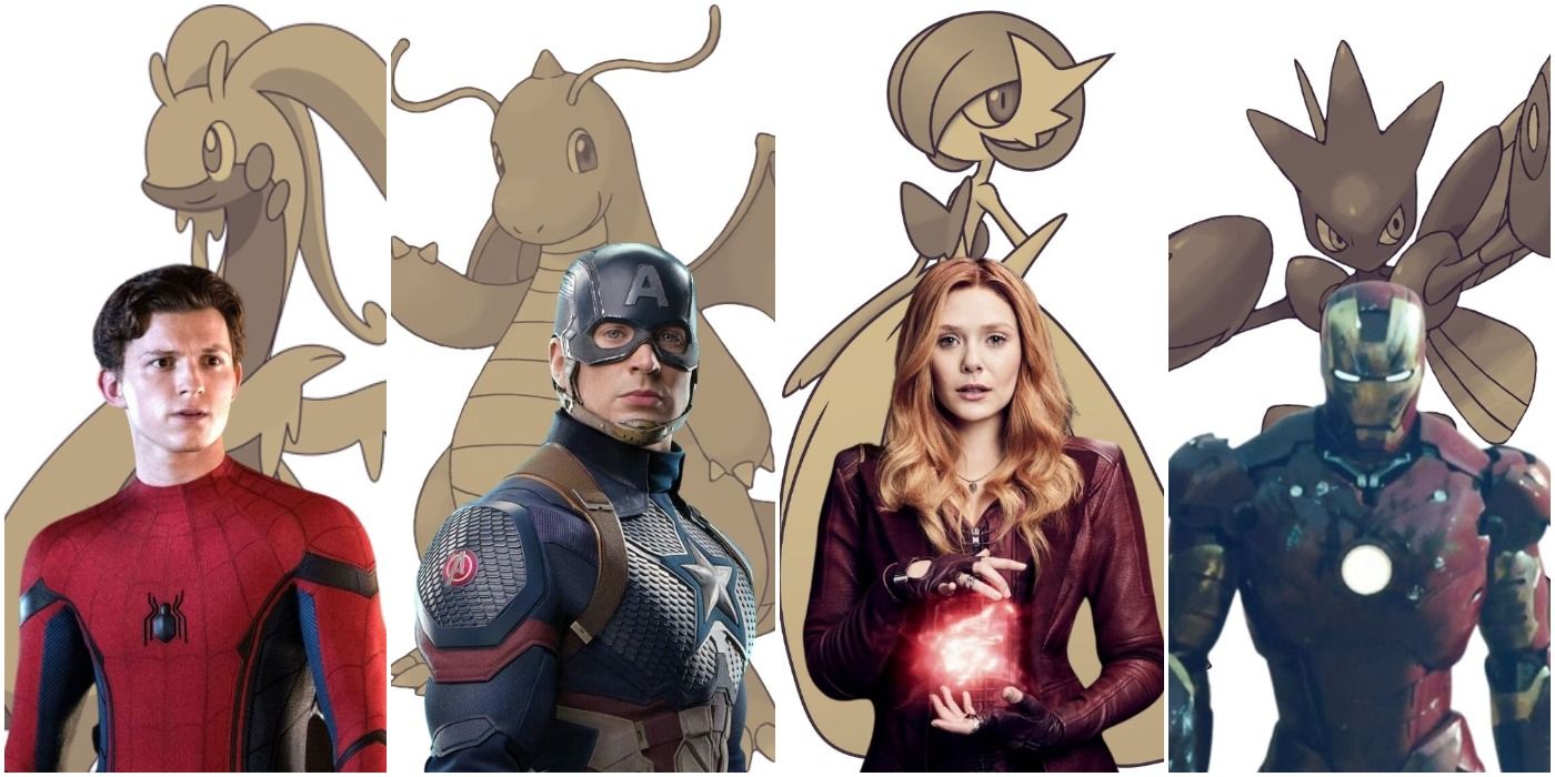 Pokémon Meets MCU What Team Would Each Avenger Have