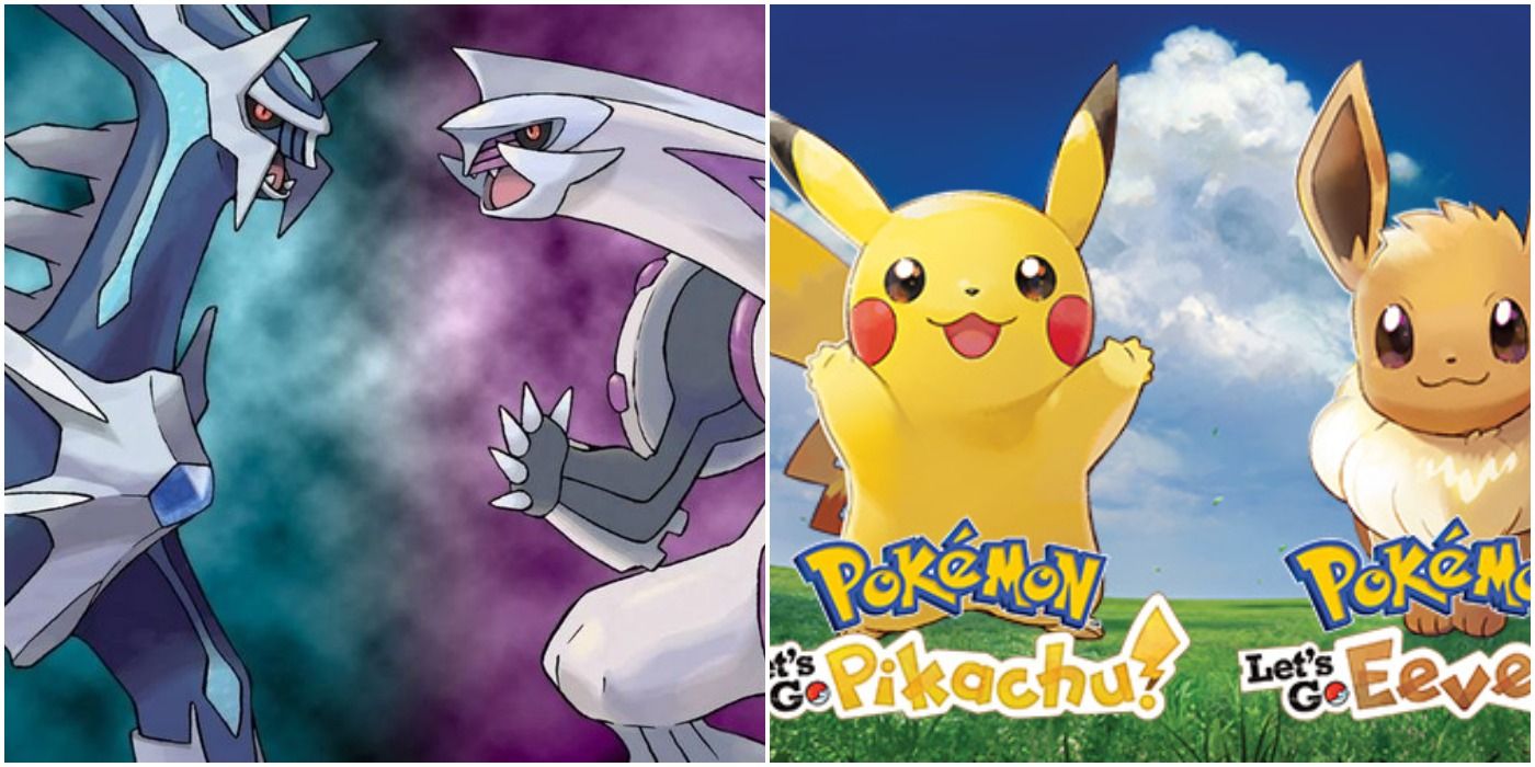 Pokémon Diamond and Pearl, and Let's Go, Pikachu! and Eevee!
