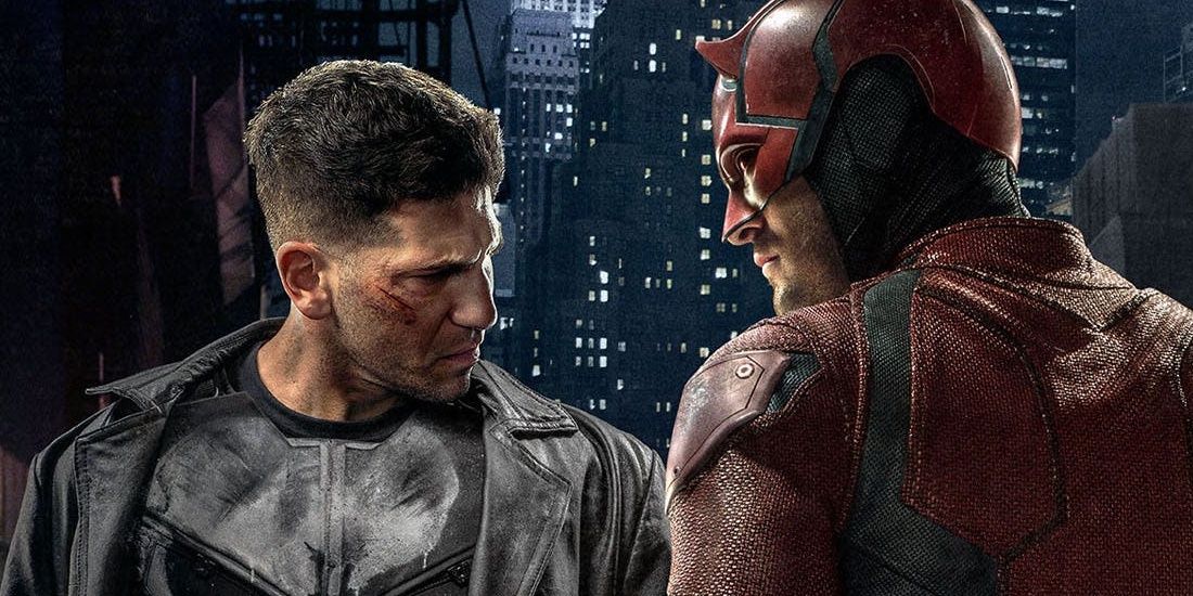 Jon Bernthal's Punisher and Charlie Cox's Daredevil in a promo poster for season two