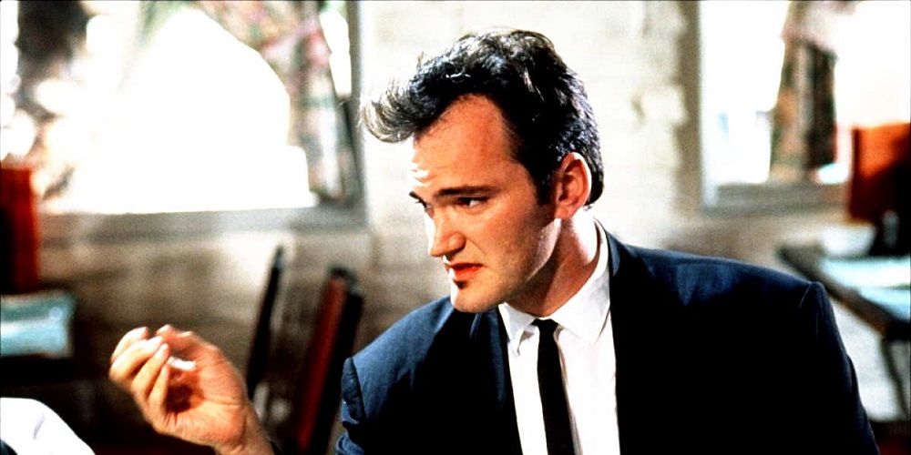 Quentin Tarantino in a suit in Reservoir Dogs