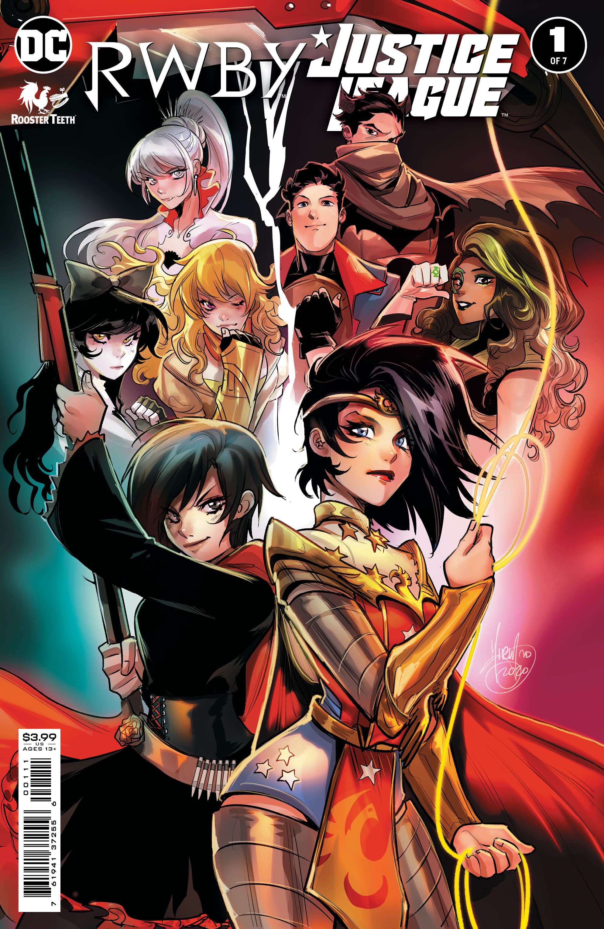 RWBY Justice League #1 Full-Size Cover