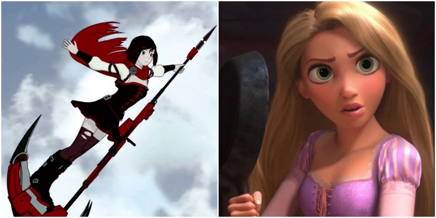 RWBY Ruby Disney Rapunzel
