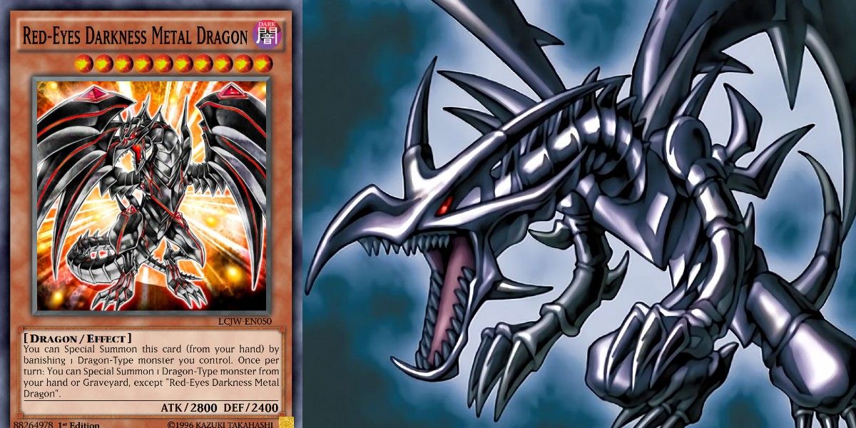 Red-Eyes with Darkness Metal Dragon