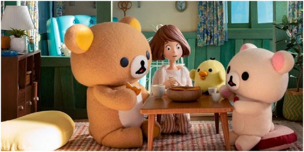 Rilakkuma and Kaoru at table