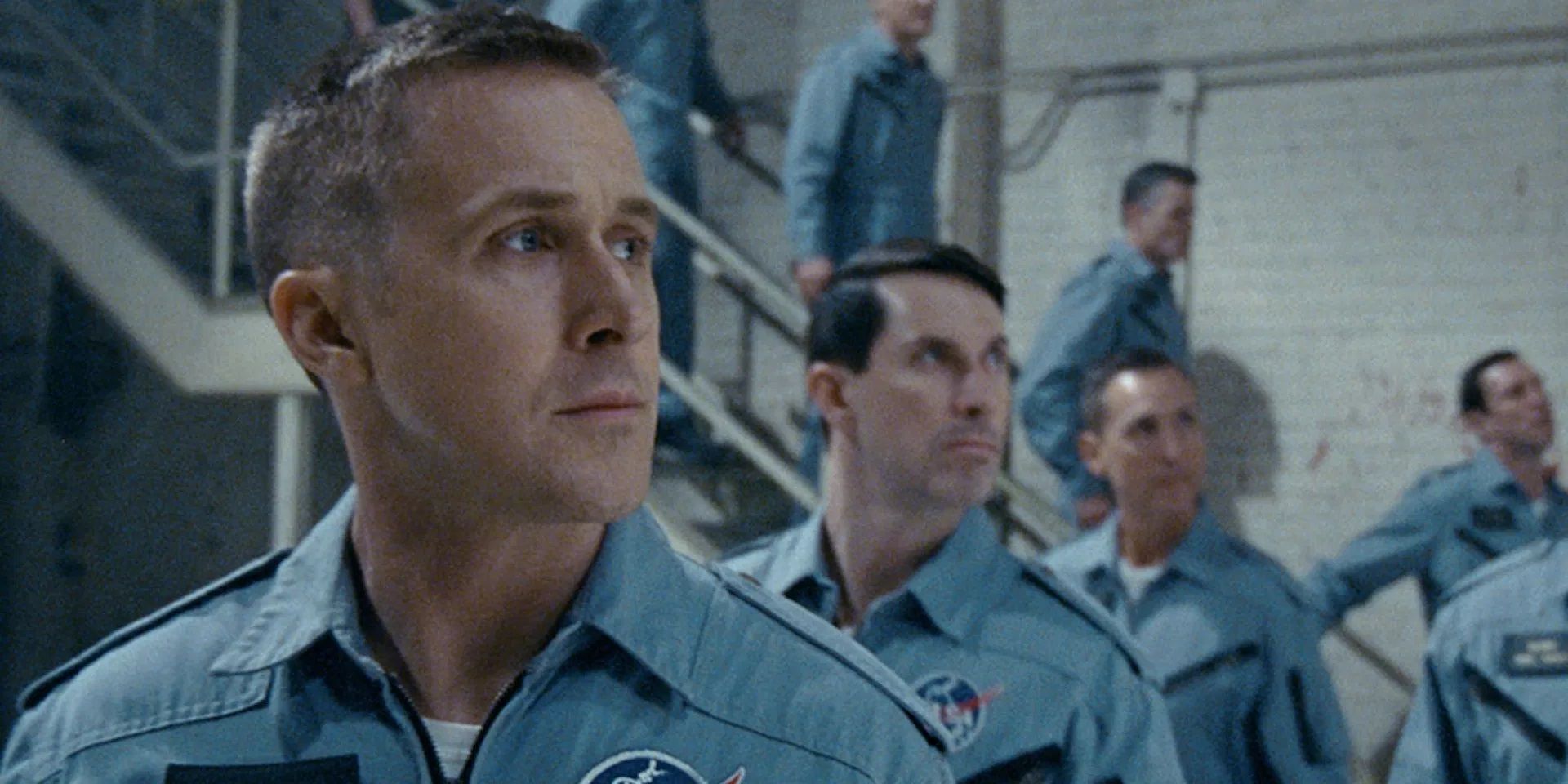 Neil Armstrong and other astronauts in First Man