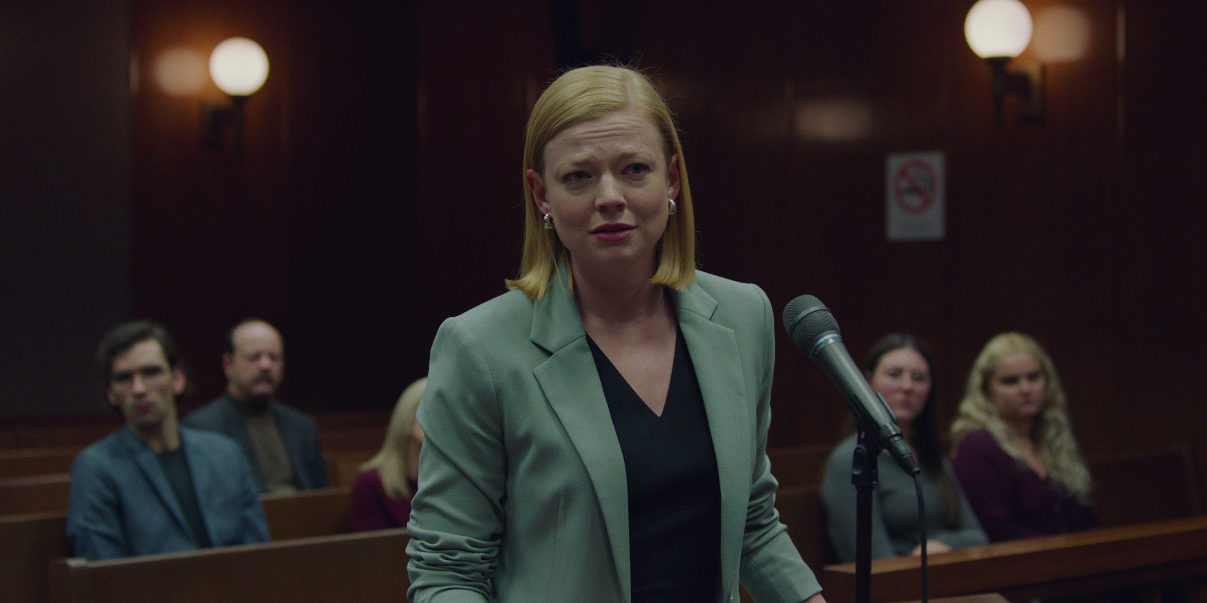 Sarah Snook as Suzanne in Pieces of a Woman (trial drama)