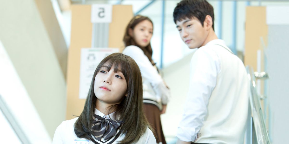 Actors Jung Eun-ji as Kang Yeon-doo and Lee Won-keun as Kim Yeol 