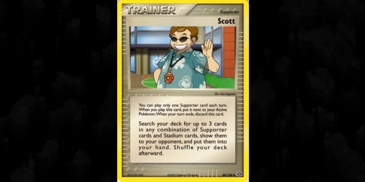 Scott Pokemon Trainer Card