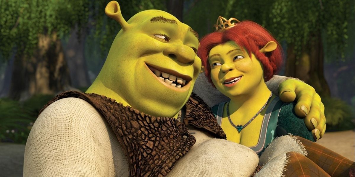 Fiona carrying Shrek to the Swamp