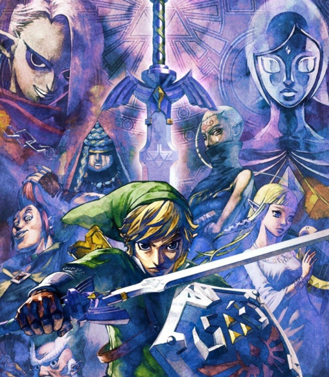 Skyward Sword Zelda Cast Cover Art TLDR