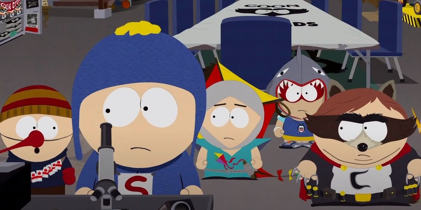 South Park Fractured But Whole teammates group up