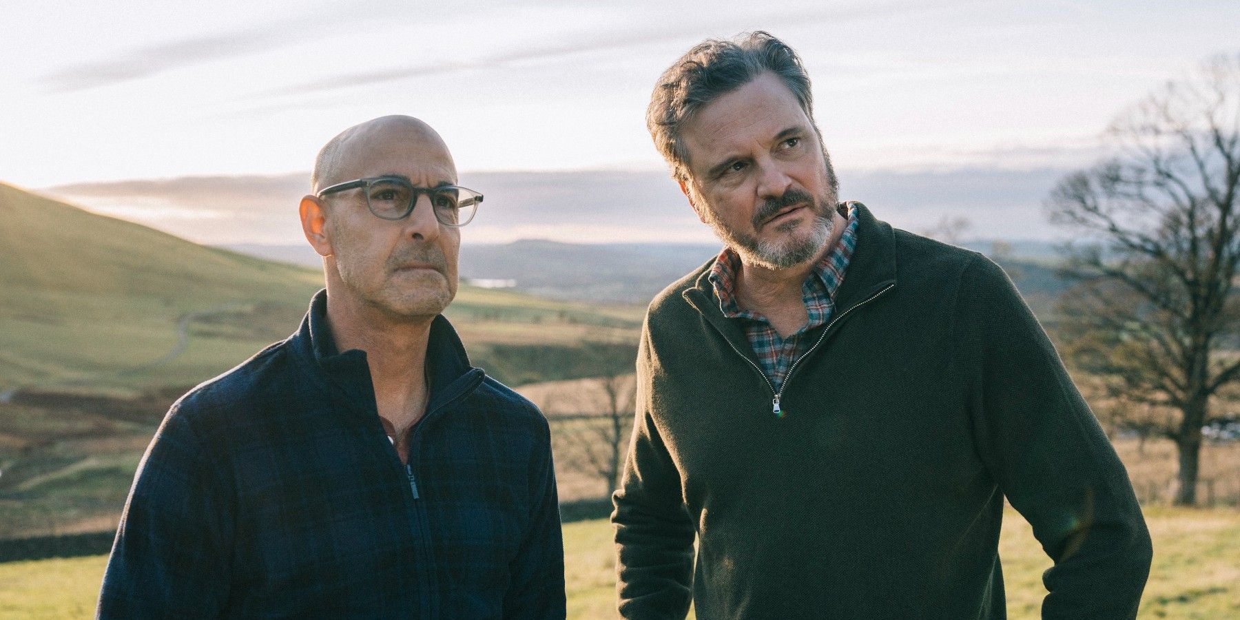 Stanley Tucci and Colin Firth in Supernova