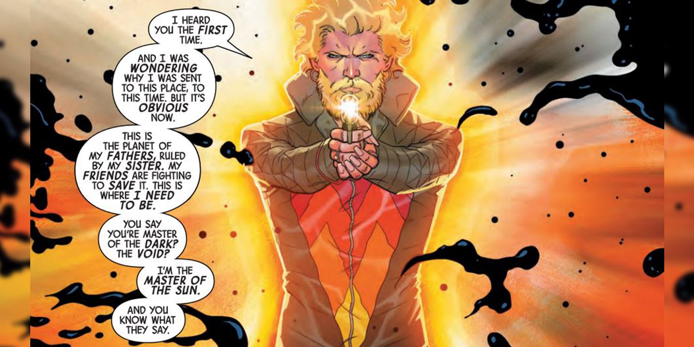 Star-Lord becomes the Master of the Sun in Marvel Comics.
