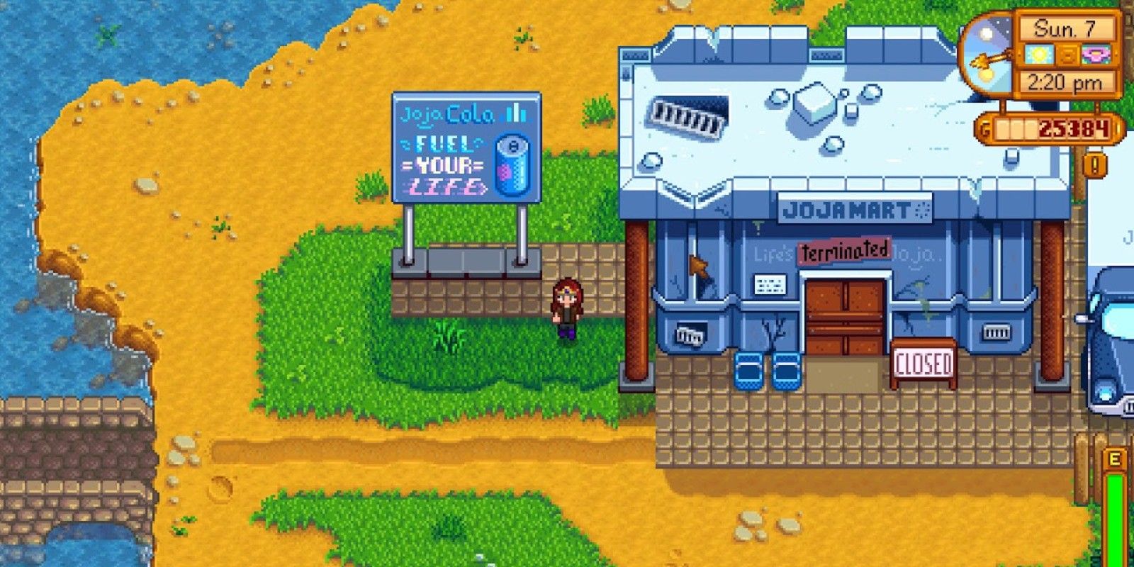 A player finds the truck near JojaMart by following Secret Note 20 in Stardew Valley