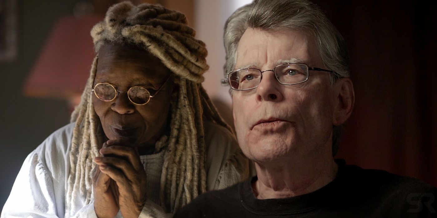 Stephen King and Whoopi Goldberg as Mother Abigail in The Stand